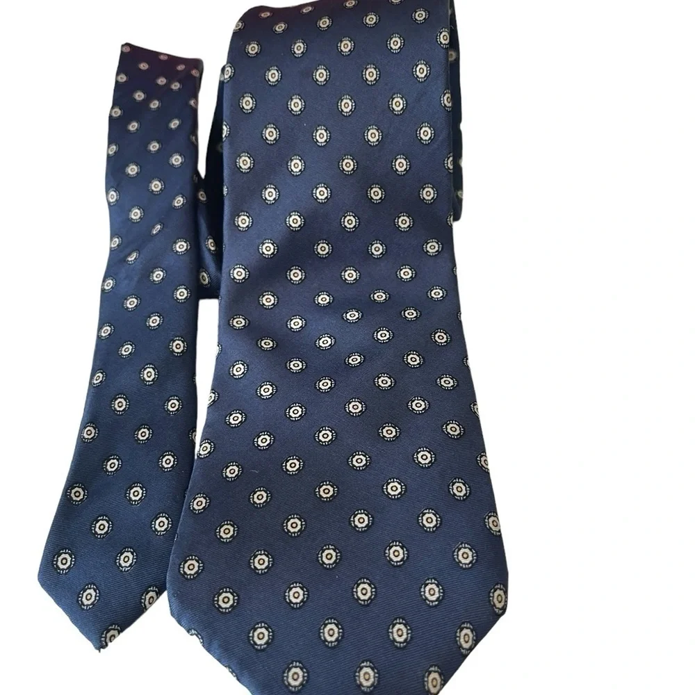 Roos Brothers California Navy men’s tie Vintage 59 X 3 inches hand made all silk